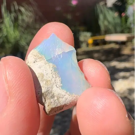 Opal Etiopian de Foc, brut, E7, imagine 2