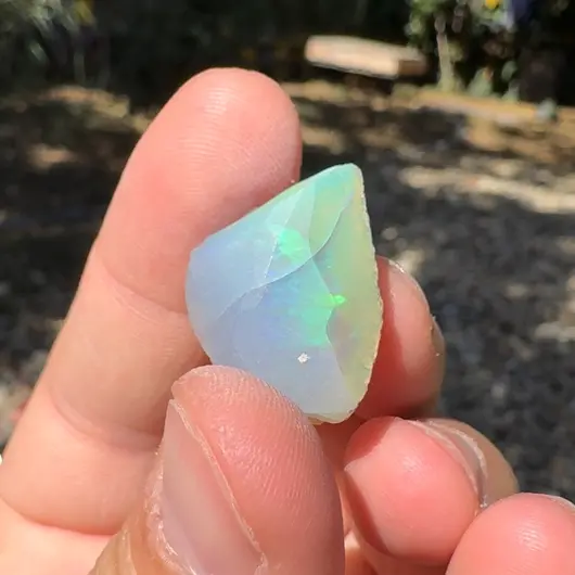 Opal Etiopian de Foc, brut, E35, imagine 2