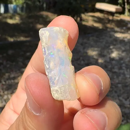 Opal Etiopian de Foc, brut, E36, imagine 2