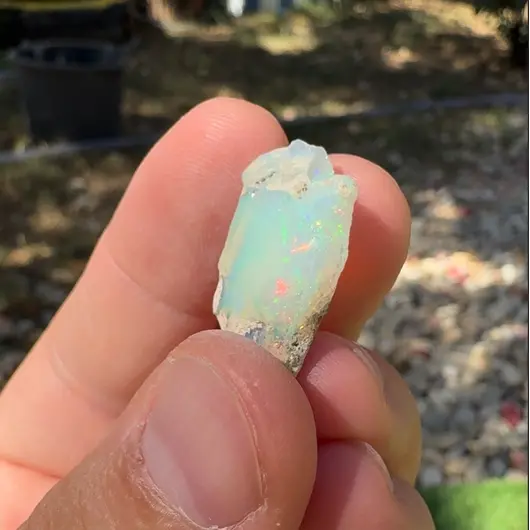 Opal Etiopian de Foc, brut, E38, imagine 2
