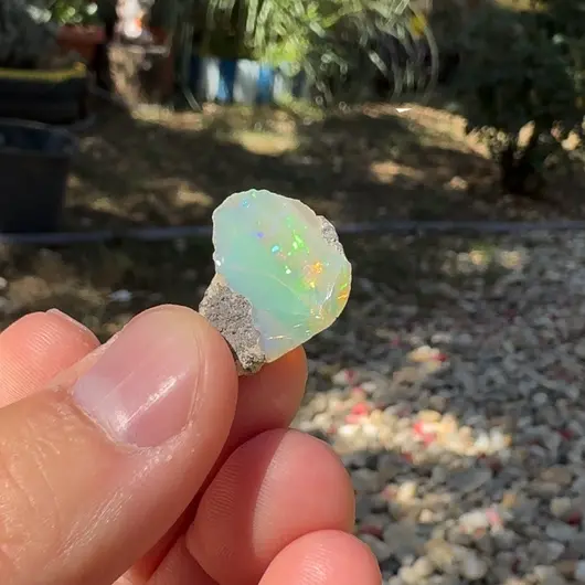 Opal Etiopian de Foc, brut, E42, imagine 2