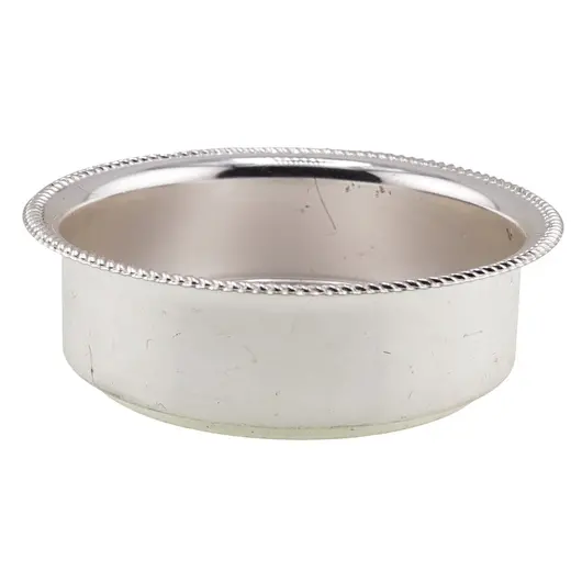 Bol metalic decorativ vintage cu margini impletite - 12cm