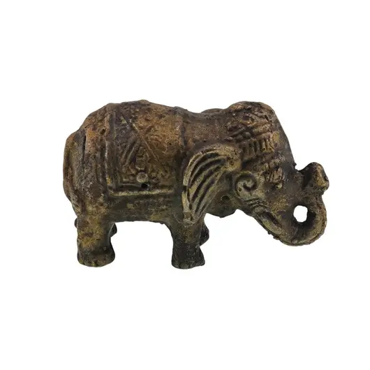Figurina vintage elefant asiatic din bronz, 4cm