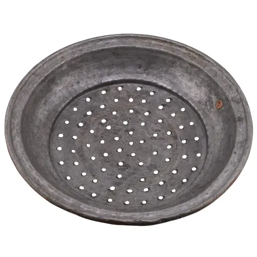 Sita vintage din metal perforat, design rustic - 23cm, imagine 2