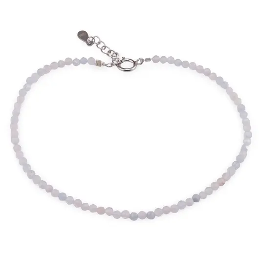 Bratara Mix Berile sfere fatetate si Argint 925, 2mm