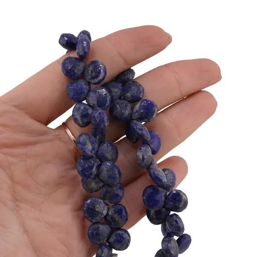 Sirag unicat briolete fatetate Lapis Lazuli, M5, imagine 3