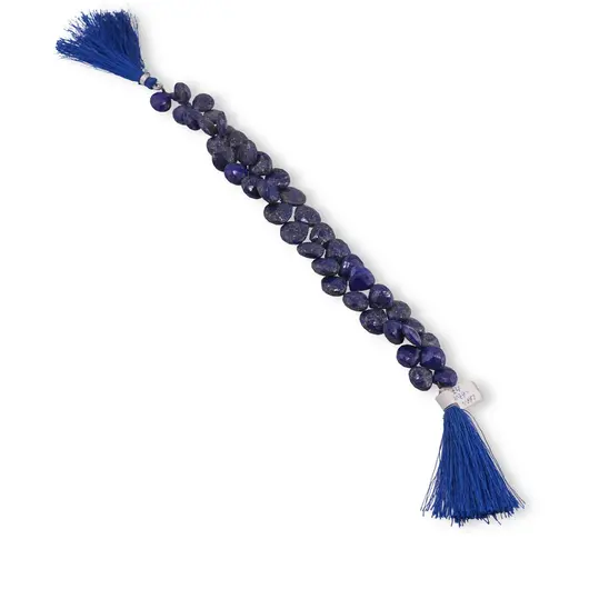 Sirag unicat briolete fatetate Lapis Lazuli, M7, imagine 2