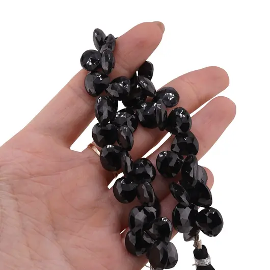 Sirag unicat briolete fatetate Spinel, M10, imagine 3