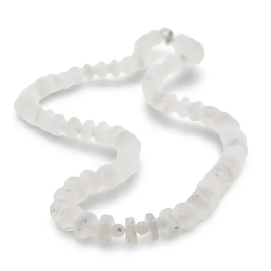 Colier Piatra lunii heishi 6mm si sfere 4-5mm, imagine 2