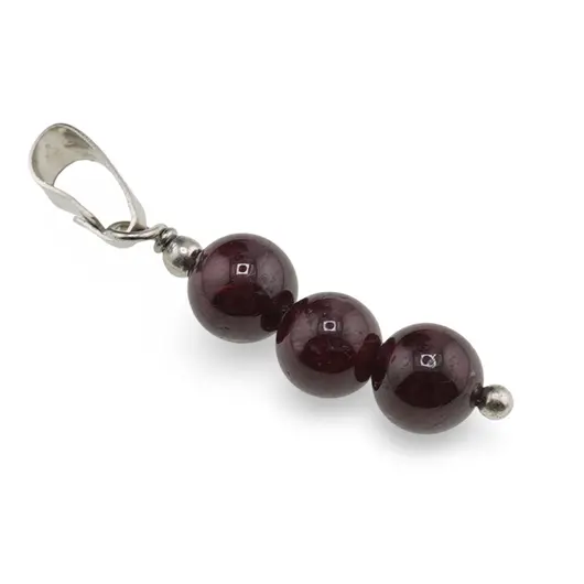 Pandantiv Granat sfere, 6mm