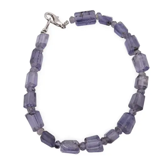 Bratara Iolith fatetat 7-10mm si discuri fatetate 4mm