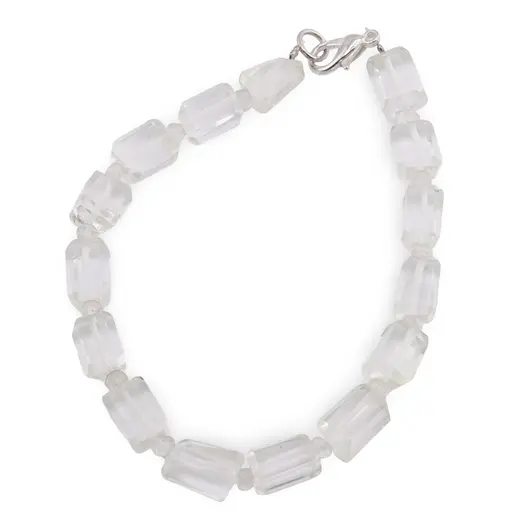 Bratara Prasiolit fatetat 9-10mm si discuri fatetate 4mm