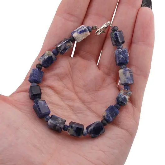 Bratara Sodalit fatetat 8-9mm si discuri fatetate 4mm, imagine 3