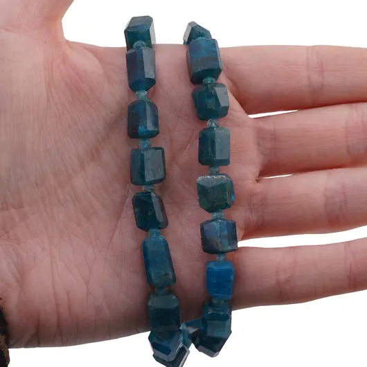 Colier Apatit fatetat 8-10mm si discuri fatetate 3mm, imagine 3