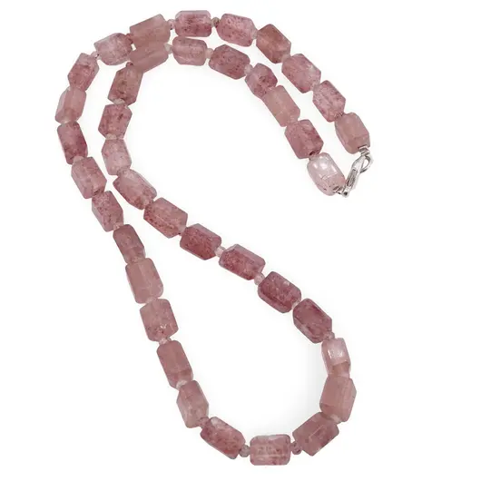 Colier Aventurin rosu fatetat 8-10mm si discuri fatetate 4mm