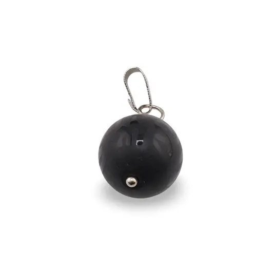 Pandantiv Onix sfera  cu mantre, 14mm