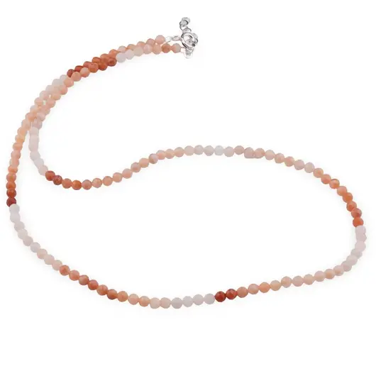 Colier Opal degrade sfere fatetate 3,5mm