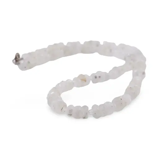 Colier Piatra lunii discuri fatetate 6-8mm si Cristal de stanca discuri fatetate 3mm, imagine 2