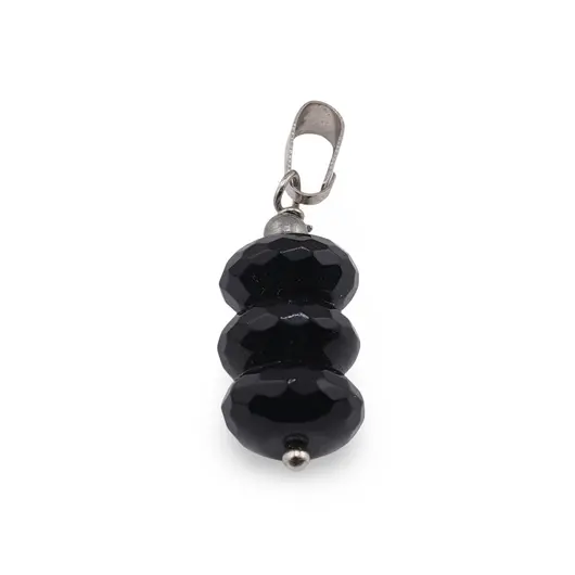 Pandantiv Onix discuri fatetate 10mm