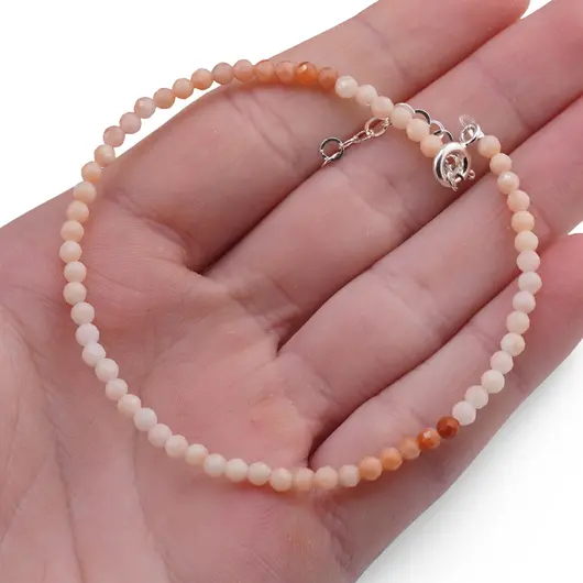 Bratara Opal degrade sfere fatetate, 3mm, imagine 3
