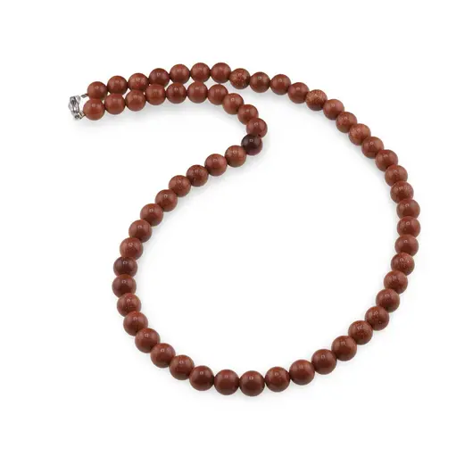 Colier Goldstone sfere 8mm
