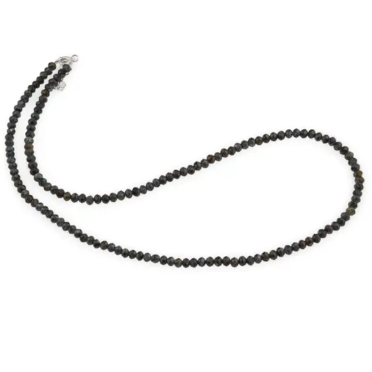 Colier Kianit discuri fatetate, 4mm