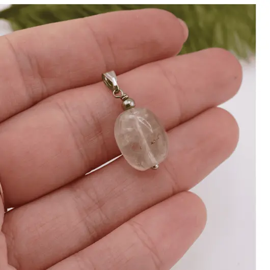 Pandantiv Citrin oval 13mm, imagine 3