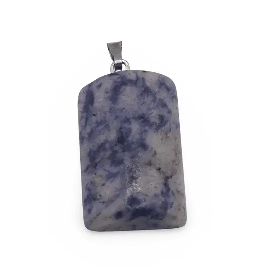 Pandantiv Sodalit semi-tub 24mm