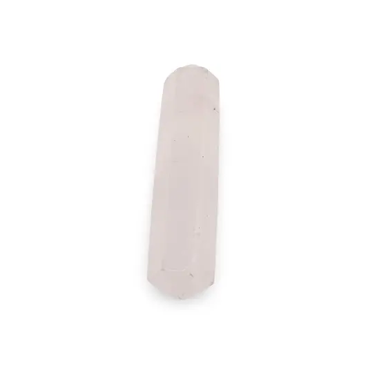 Cristal Cuart roz pentru meditatie, dublu varf