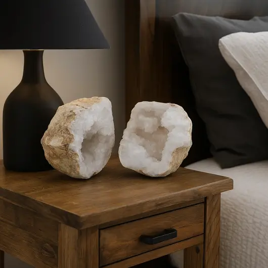 Geoda mare Calcedonie Maroc, 17-20cm, imagine 3