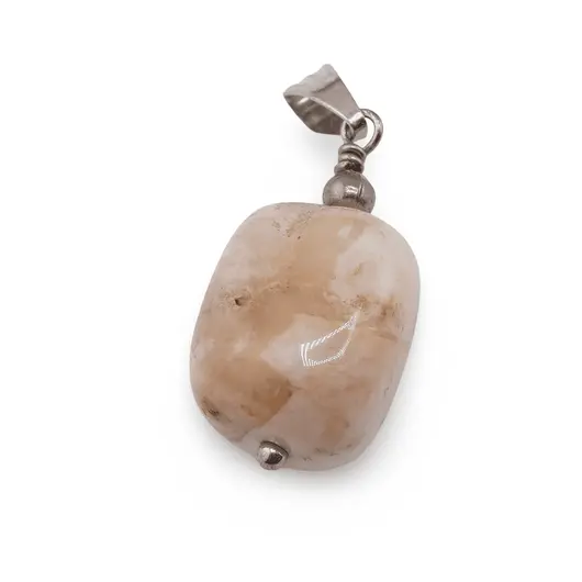 Pandantiv Agat Crazy Lace dreptunghiular slefuit 15mm