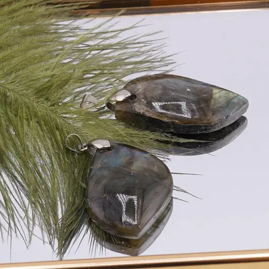 Pandantiv Labradorit neuniform 30-40mm, imagine 2