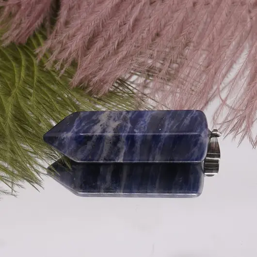 Pandantiv Sodalit cu varf 44mm, imagine 2