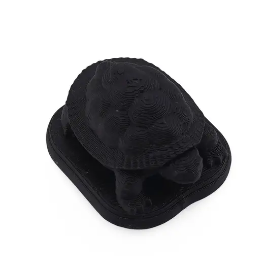 Statueta Broasca testoasa din PLA premium, negru - 33mm, imagine 3