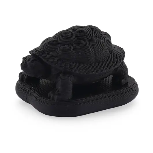 Statueta Broasca testoasa din PLA premium, negru - 33mm