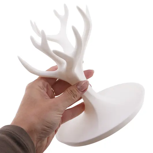 Suport pentru bijuterii din PLA premium, copac cu ramuri - alb, imagine 5