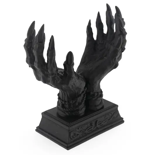 Suport pentru cristale din PLA premium, maini de vrajitoare - negru, imagine 4