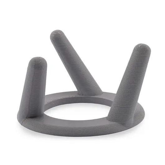Suport pentru sfera din PLA premium, forma circulara cu trei picioare - gri, imagine 2