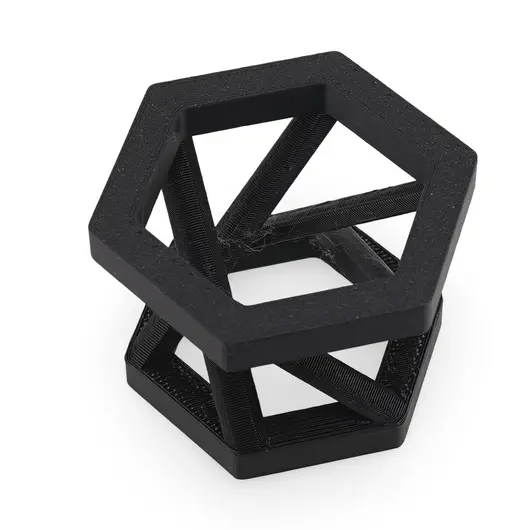 Suport pentru sfera din PLA premium, forma hexagonala - negru, imagine 3