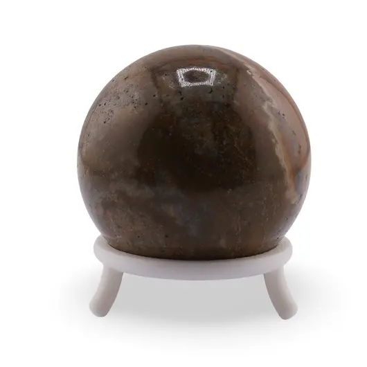 Suport pentru sfera din PLA premium, forma rotunda cu trei picioare, 45mm - alb, imagine 3