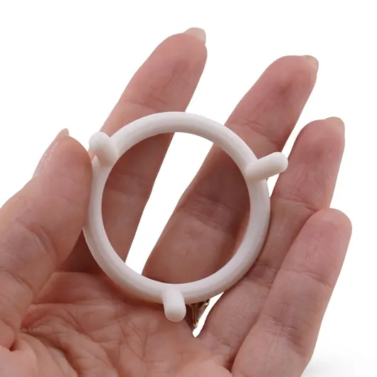 Suport pentru sfera din PLA premium, forma rotunda cu trei picioare, 45mm - alb, imagine 4
