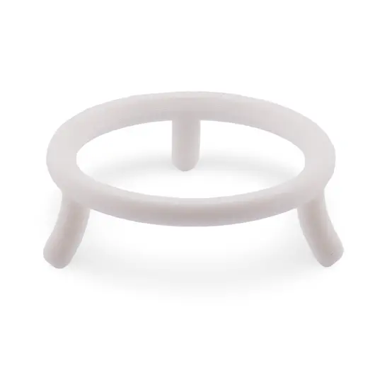 Suport pentru sfera din PLA premium, forma rotunda cu trei picioare, 45mm - alb
