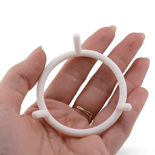 Suport pentru sfera din PLA premium, forma rotunda cu trei picioare, 60mm - alb, imagine 4