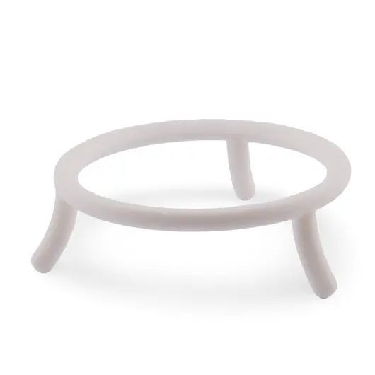 Suport pentru sfera din PLA premium, forma rotunda cu trei picioare, 60mm - alb