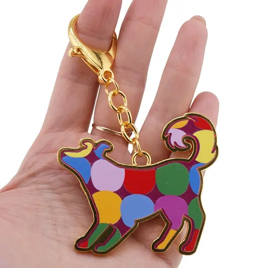 Amuleta breloc feng shui din metal pentru zodia Caine, 2026, imagine 3