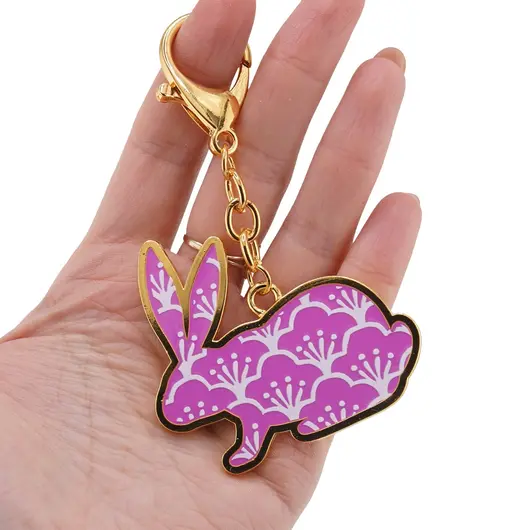 Amuleta breloc feng shui din metal pentru zodia Iepure, 2026, imagine 3