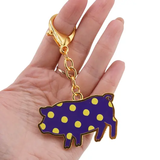 Amuleta breloc feng shui din metal pentru zodia Porc, 2026, imagine 3