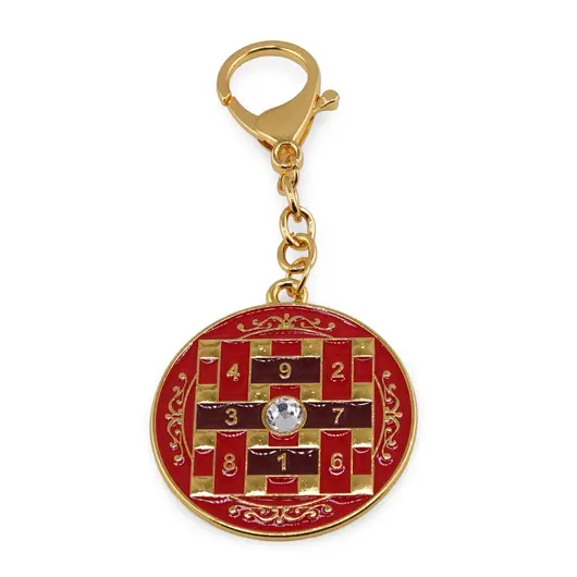 Amuleta breloc feng shui din metal Suma 10 pentru perioada 9, 2026