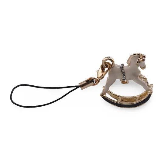 Amuleta canaf Feng Shui din metal cu cal alb, 2026, imagine 2