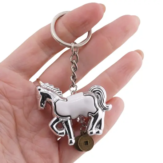 Amuleta Feng Shui cu Cal si monede, 2026, imagine 3